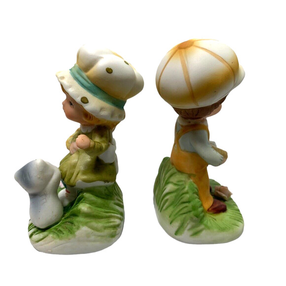 2‎ Homco Figurines Girl with Kitten & Boy with Puppy #1430 Shelf Decor - Picture 4 of 8